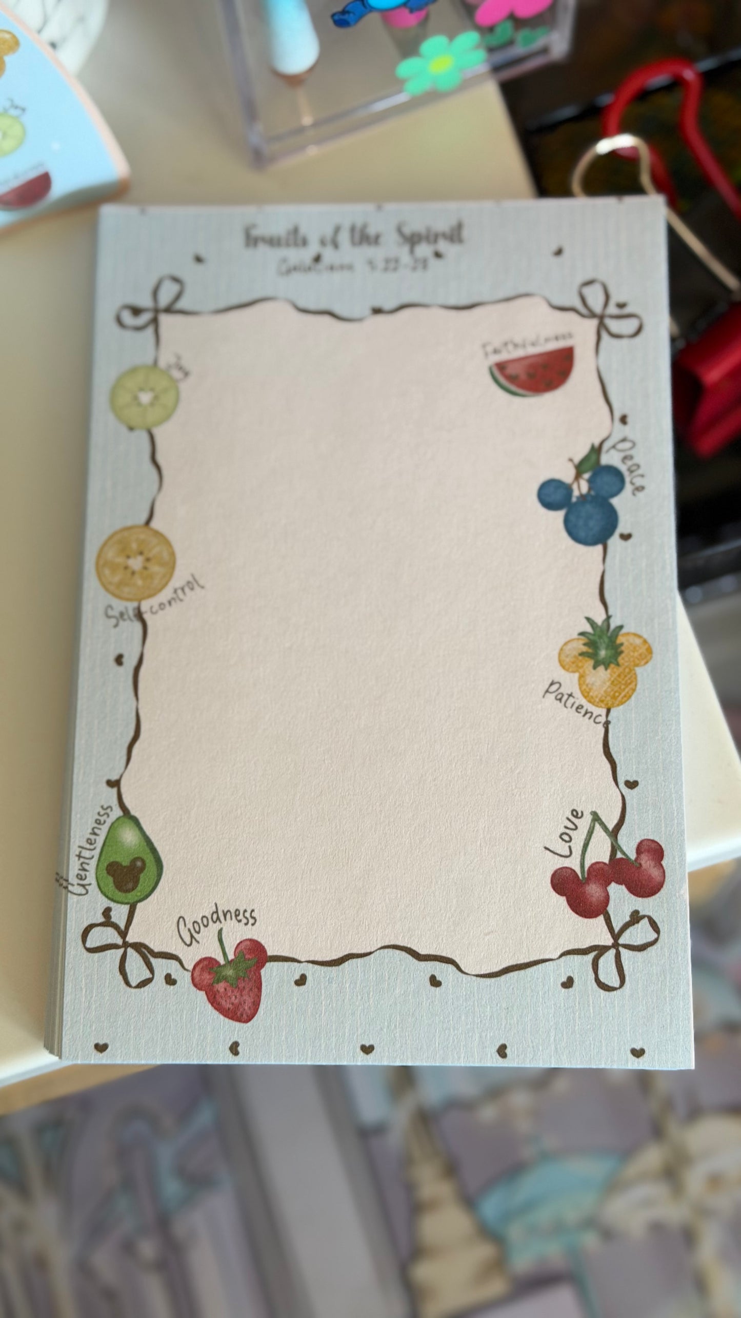 Fruits of the Spirit Notepad