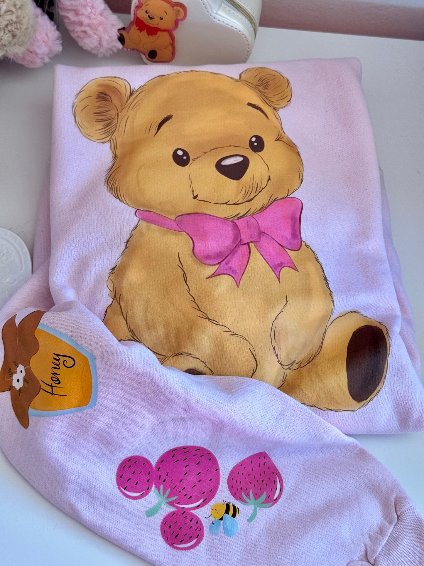 Sweet Bear Sleeve Sweatshirt