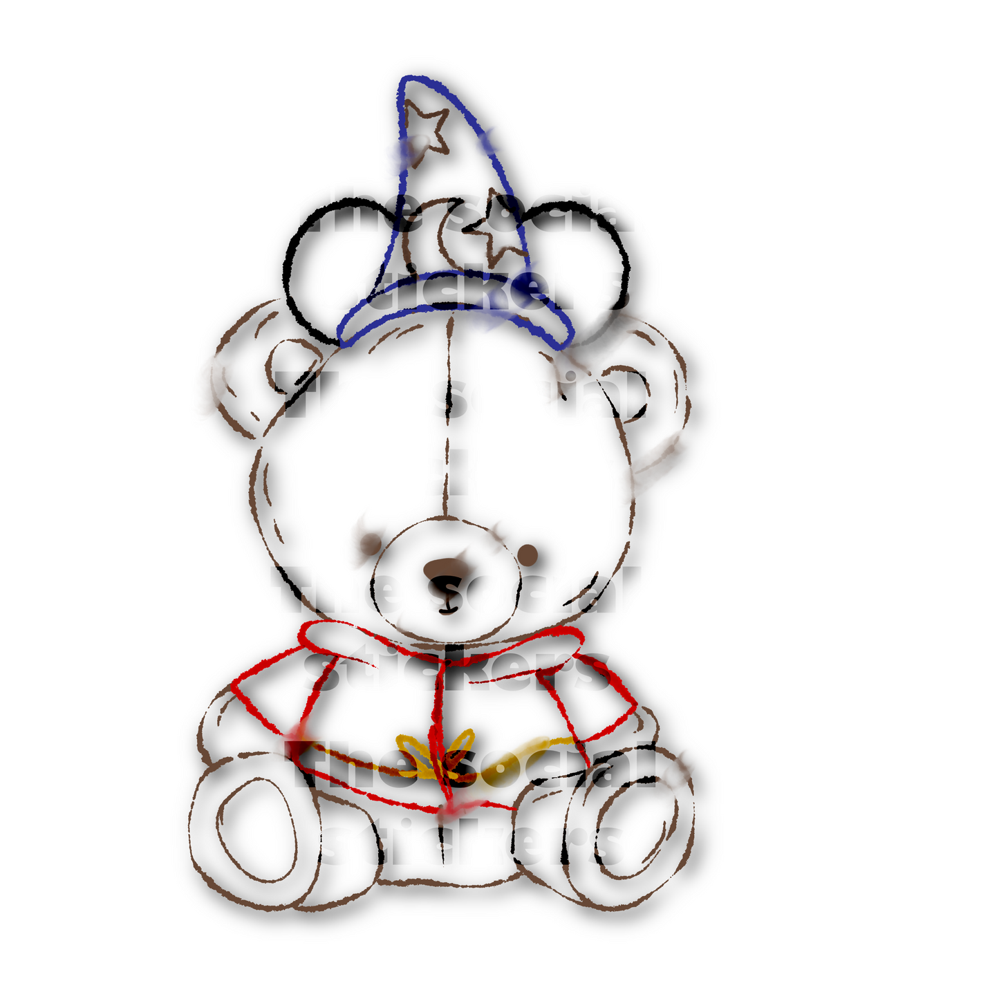 Sorcerer Bear Vinyl Sticker