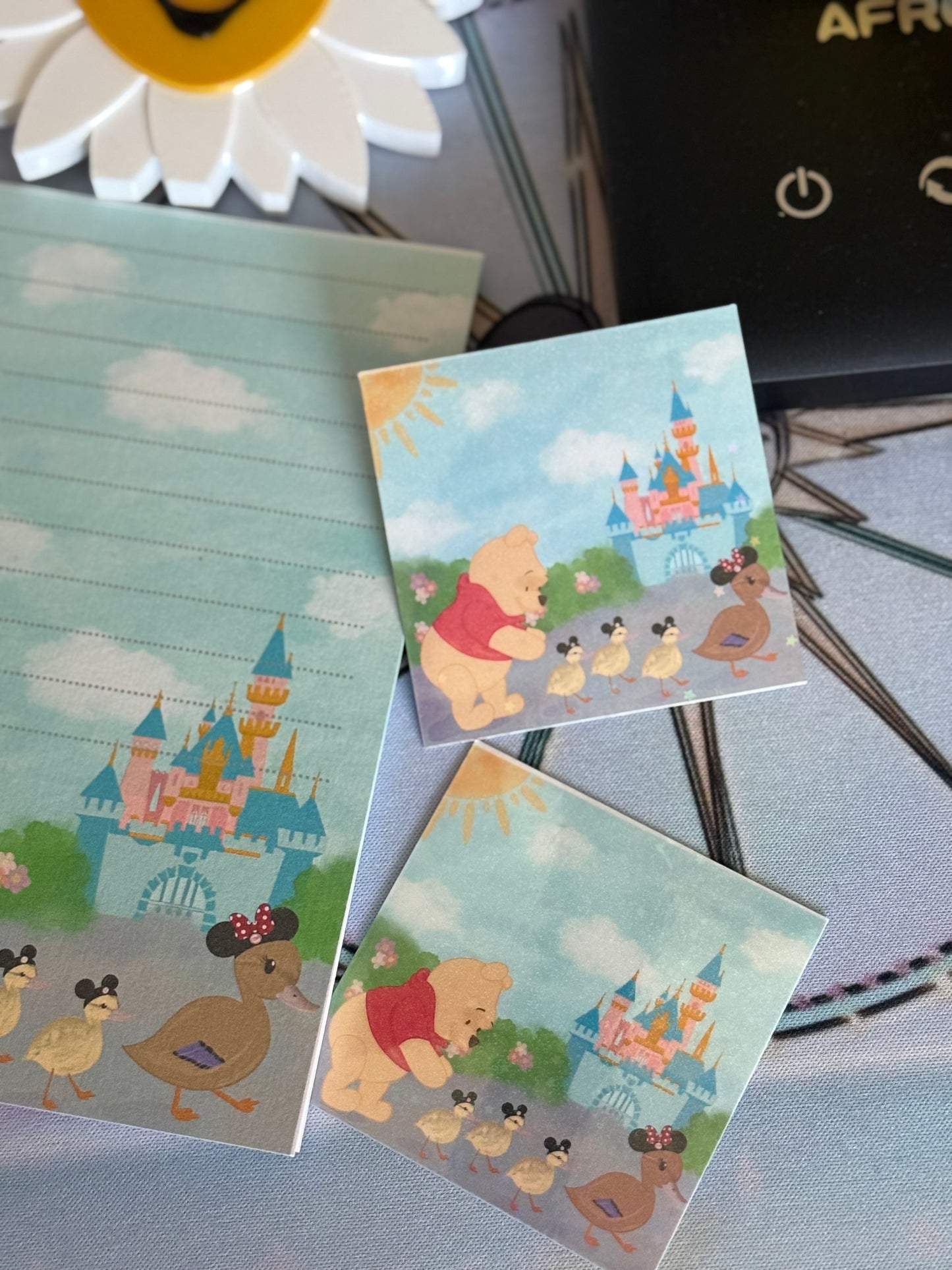 Mama Duck Bear Vinyl Sticker