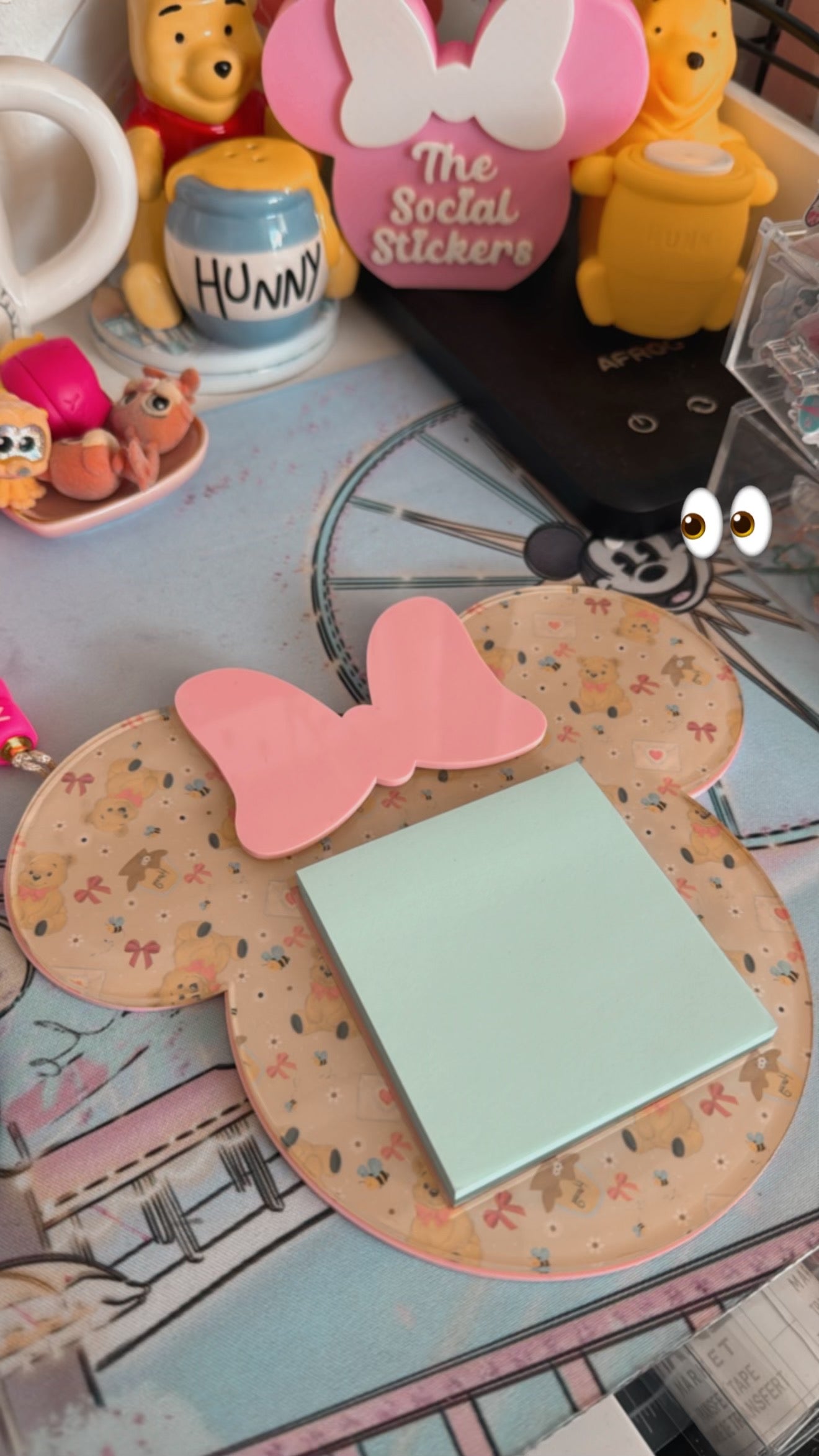 Sweet Teddy Post it Holder