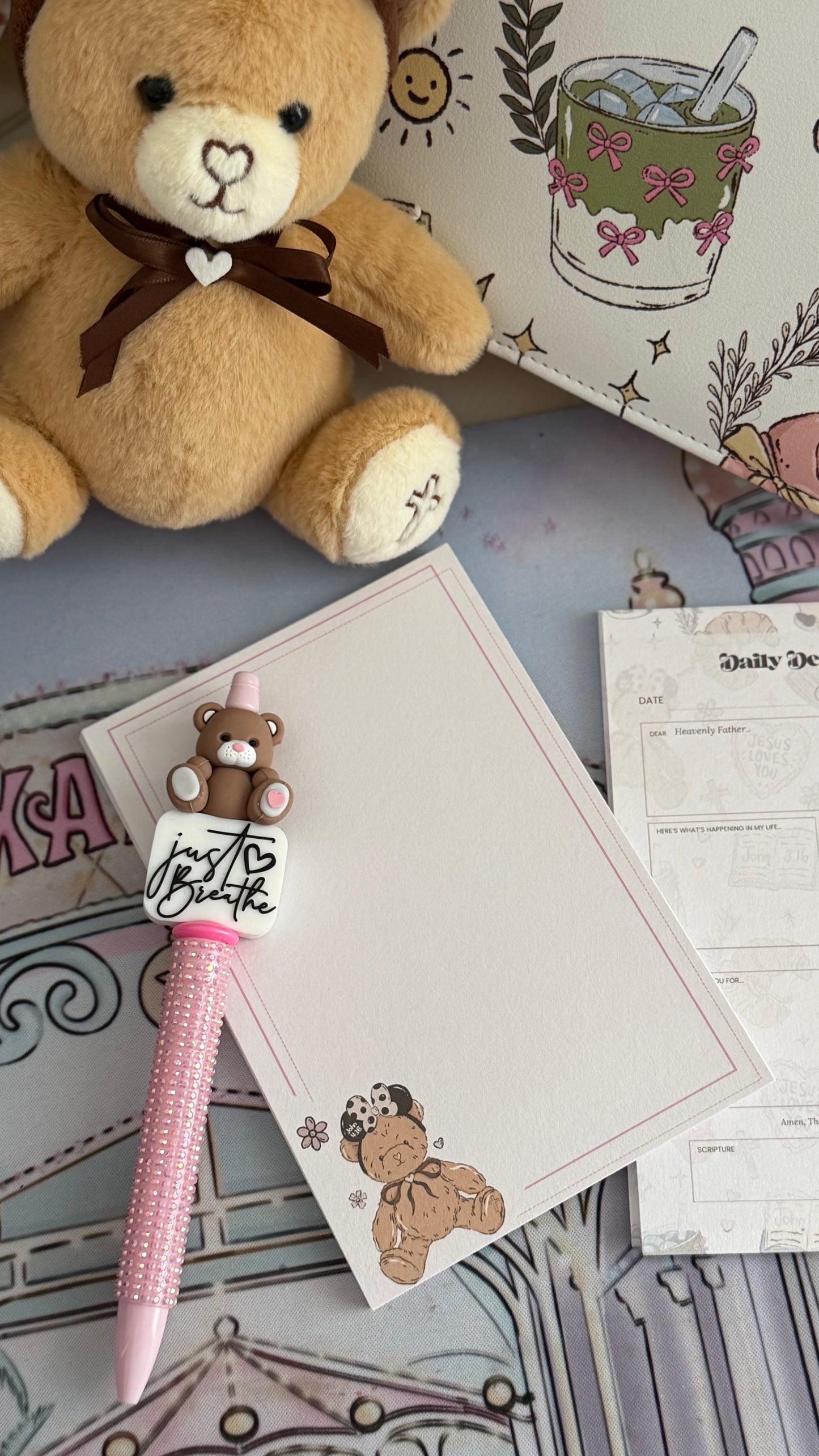 Faith Bear Notepad