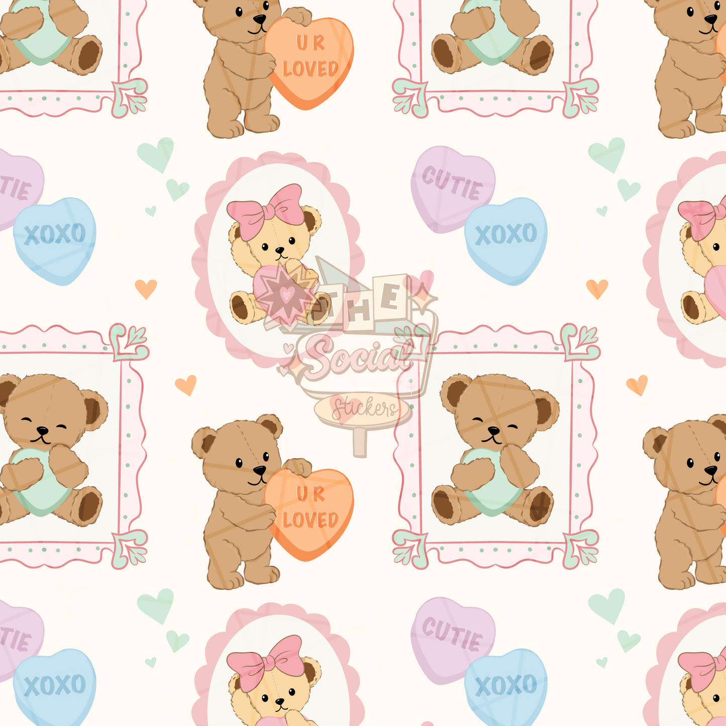 Teddy Sweet Tarts Digital File