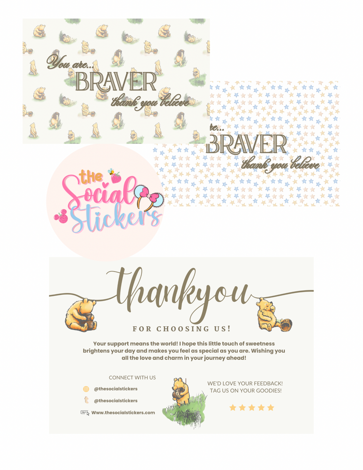 Braver Thank You Card