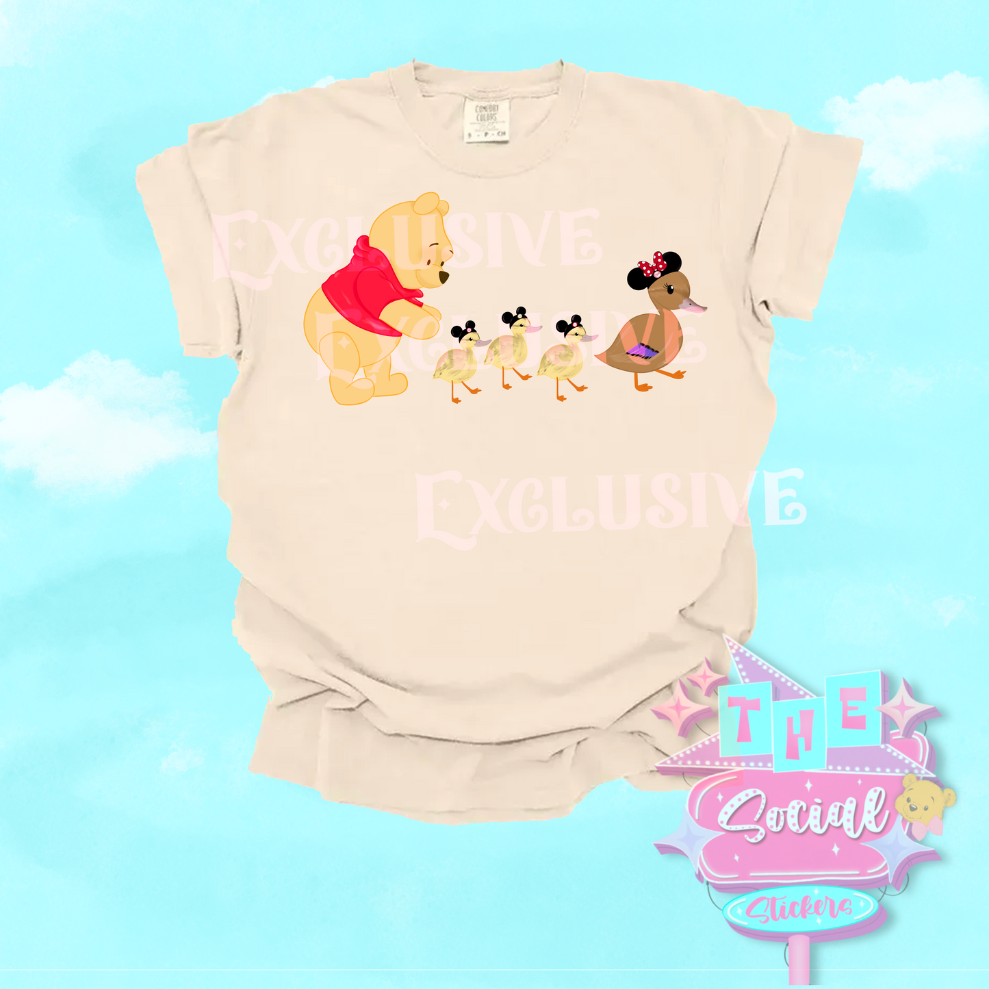 Mama Duck Bear Tee
