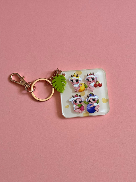 Fruity Cuties keychain