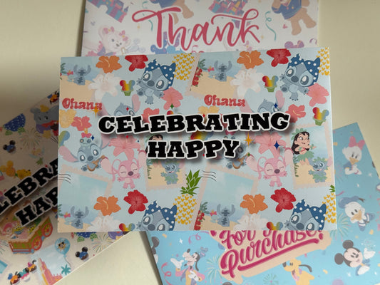 Roller Coaster Ride Thank You Card