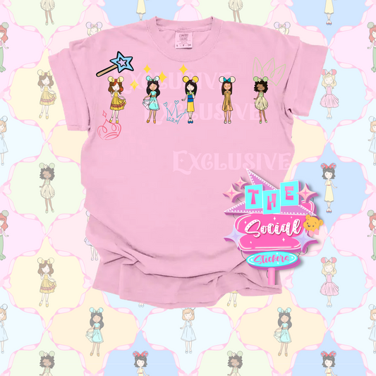 Bibbidi princess Tee (row 2)