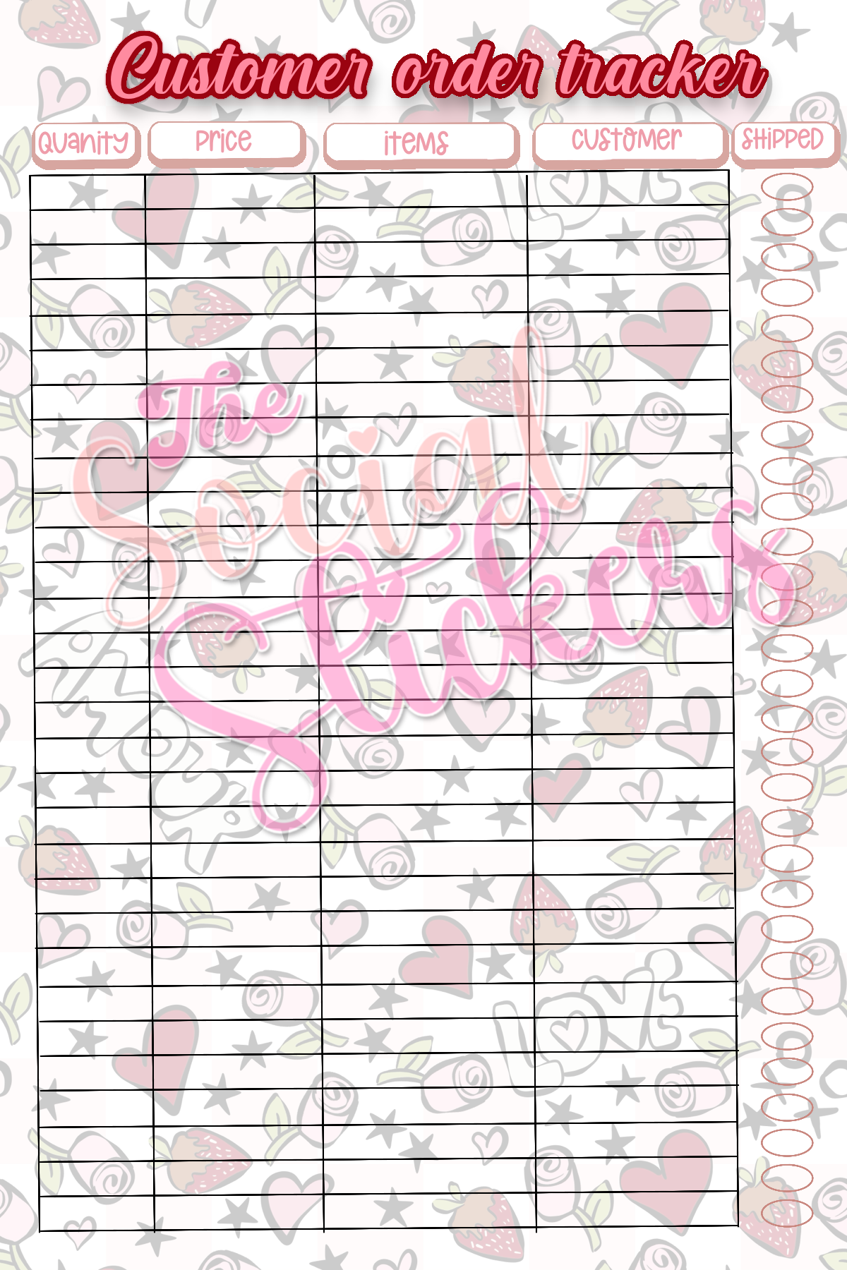 Order Keeper Notepad