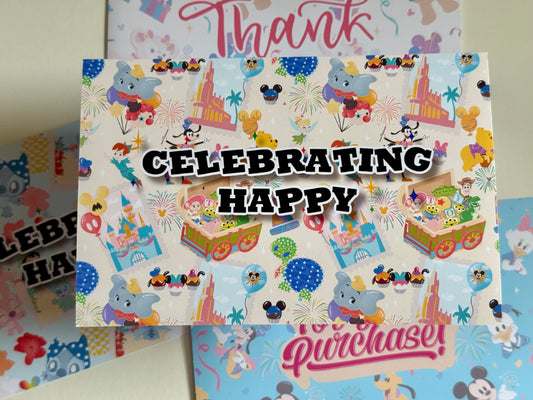Celebrate Happy Lands Thank You Card