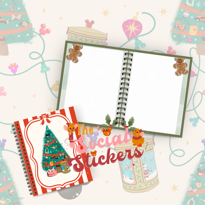 A Magical Christmas Tree Notebook