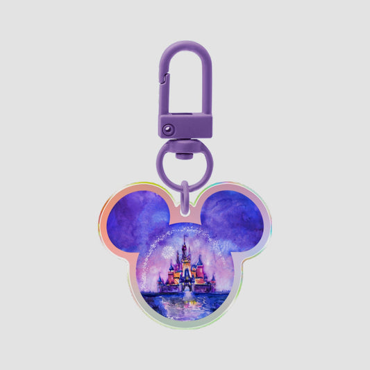 Magical Castle keychain (holo boarder)