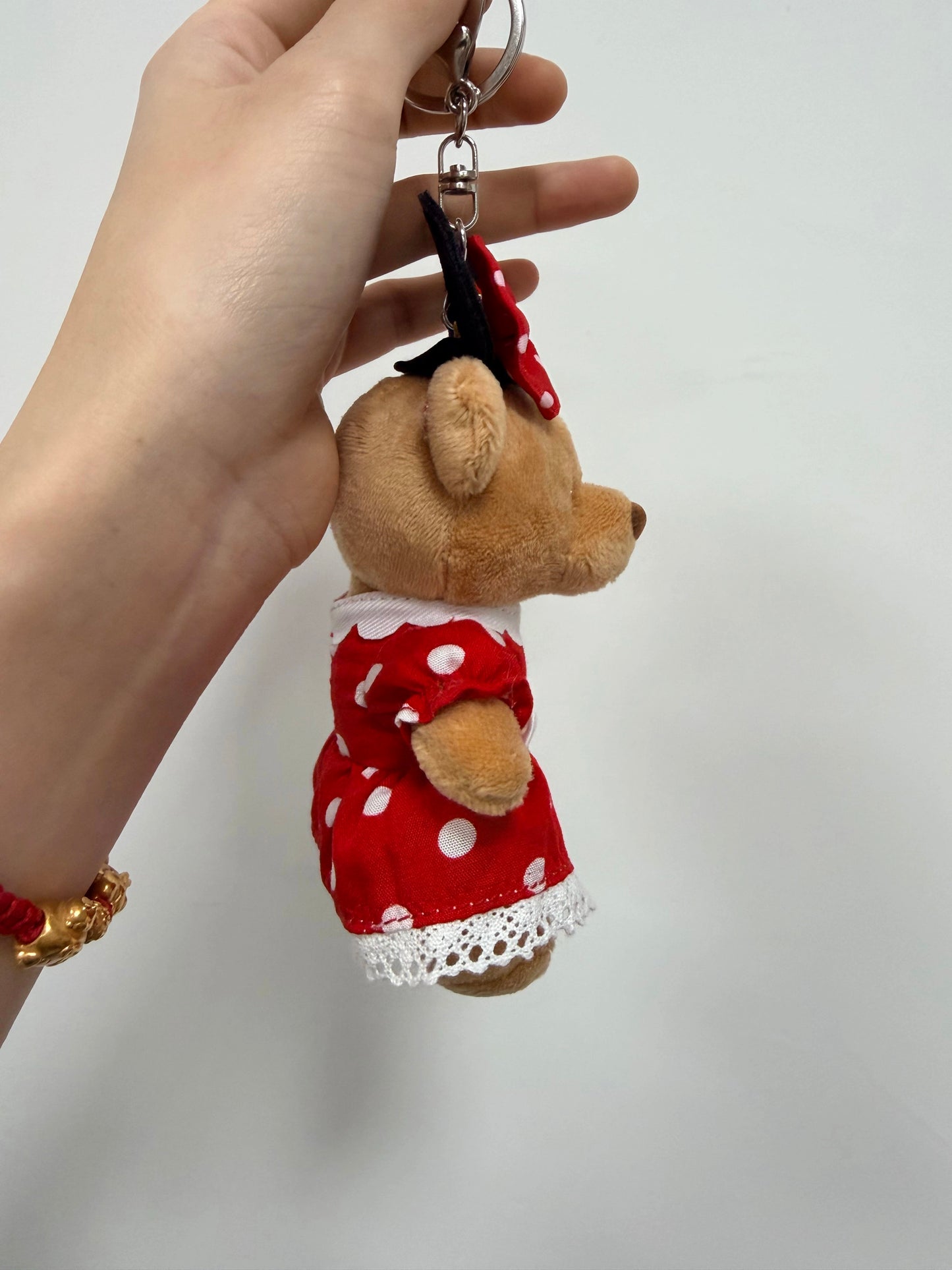 Teddy Bear Girl Plush keychain