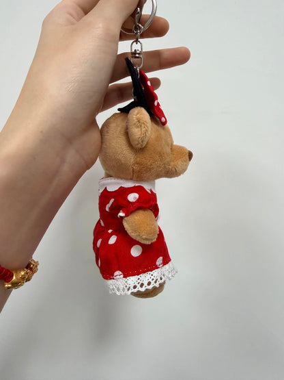 Teddy Bear Girl Plush keychain