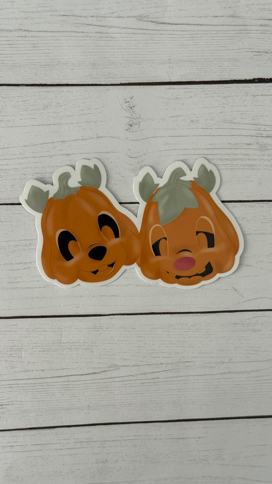 Pumpkin buddies  Vinyl Sticker