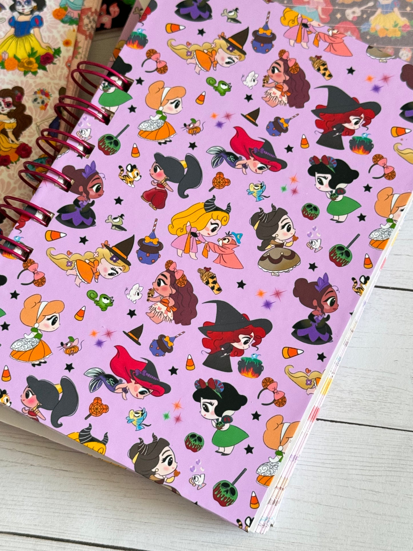 Spooky Princess Weekly Notebook