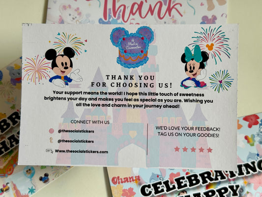 Celebrate Happy Friends Thank You Card