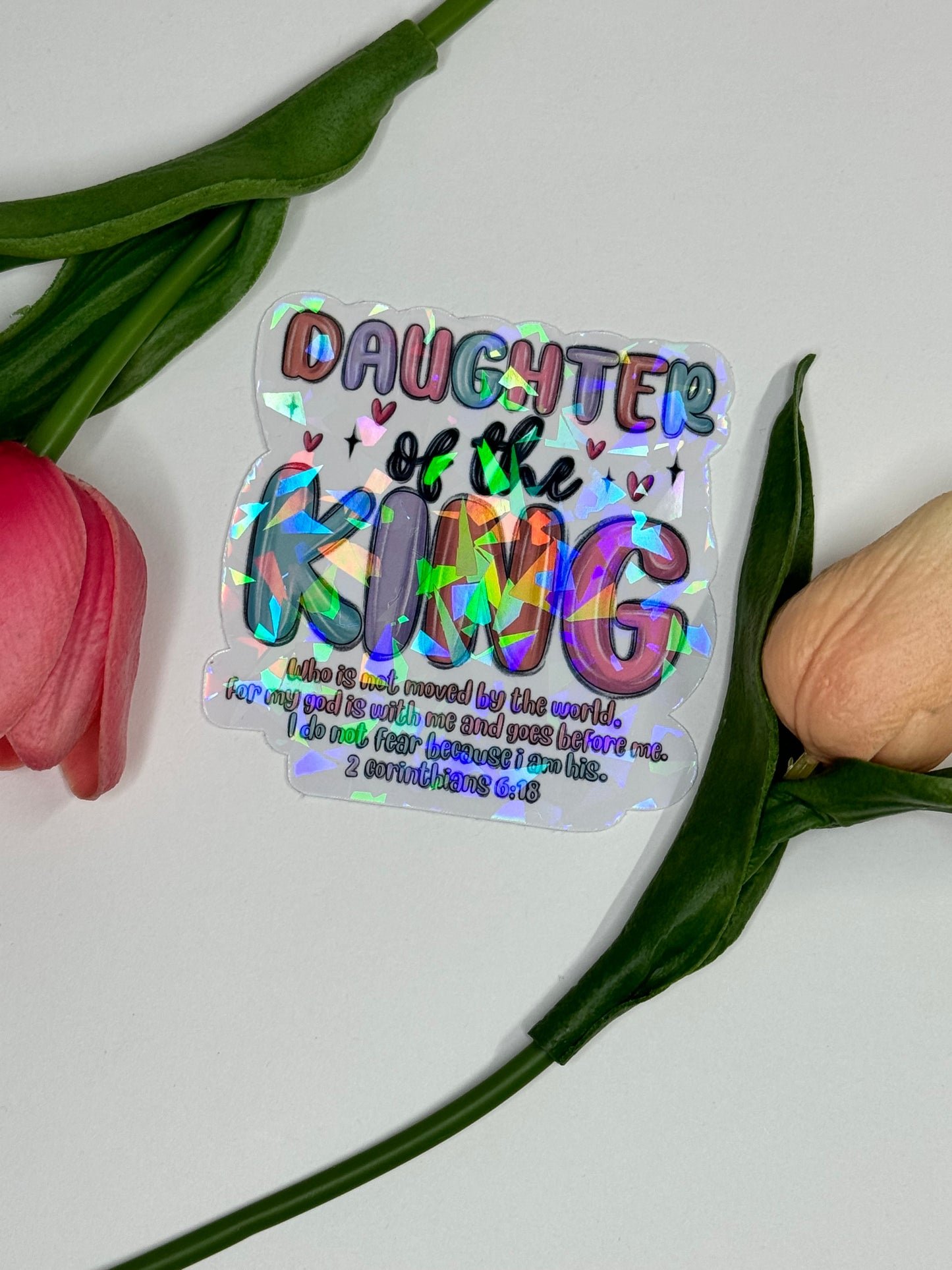 Daughter of a King Vinyl Sticker