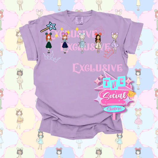 Bibbidi princess Tee (row 3)