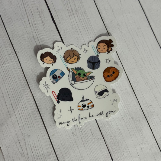 Galaxy Babies Vinyl Sticker