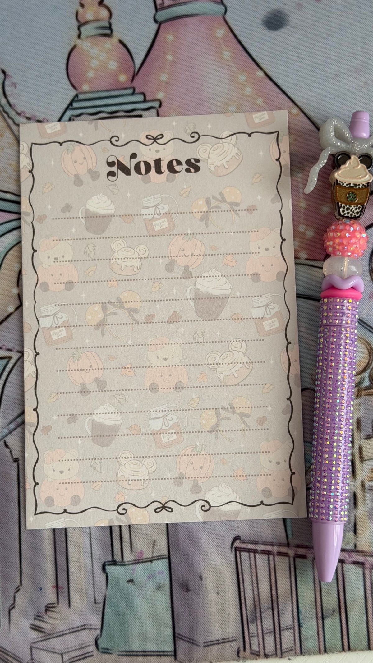 Fall Favorite things Notepad
