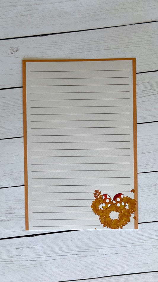 Fall Leaves Notepad