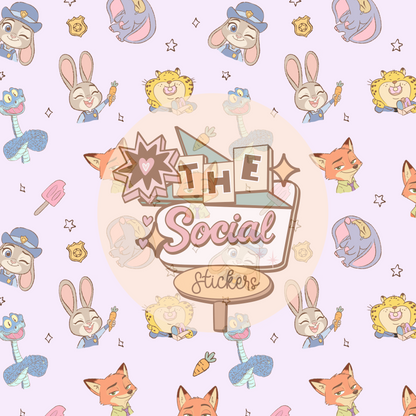 Zoo friends seamless  Digital File