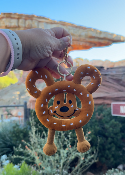 Pretzel Plush keychain