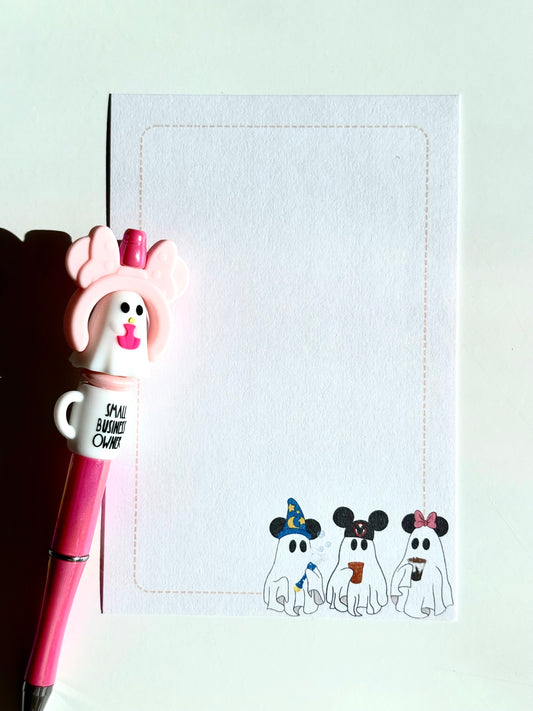 Magical Ghosts Notepad