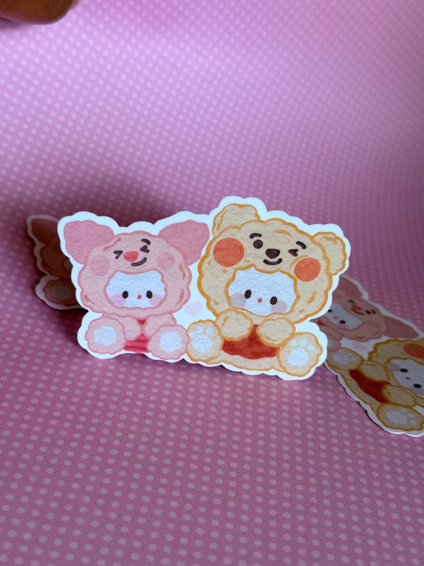 Chibi Bear Vinyl Sticker