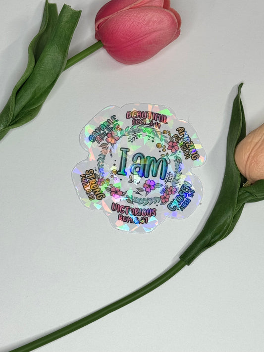 I Am Affirmations Vinyl Sticker