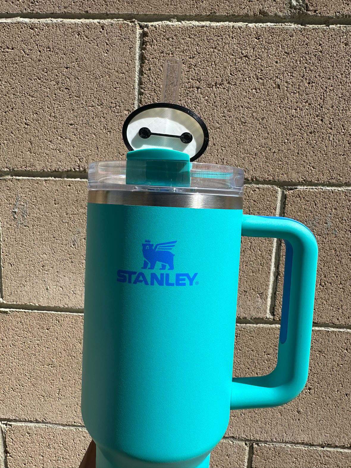 Cuddly friend Stanley Straw Topper