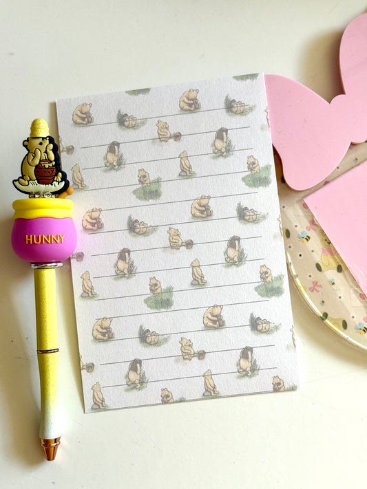 Honey bear  Notepad