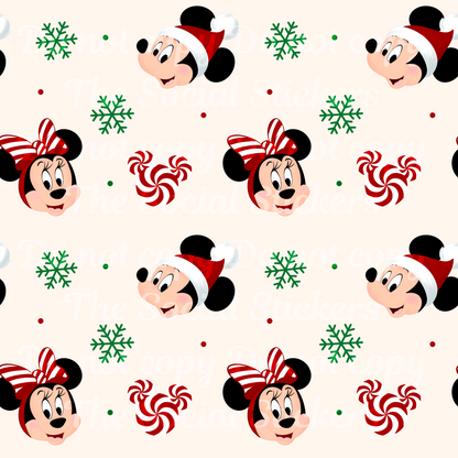 Christmas Couple SEAMLESS FILE