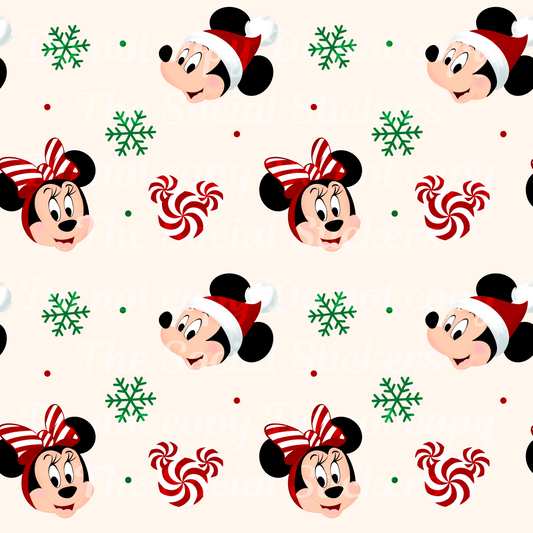 Christmas Couple SEAMLESS FILE