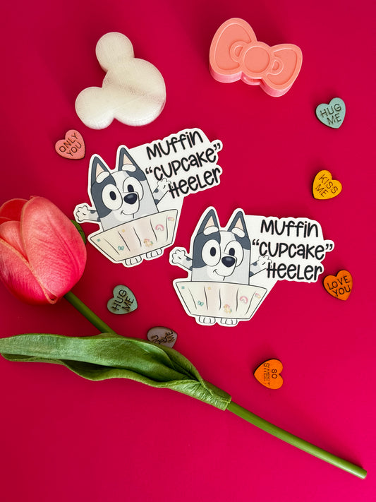 Cupcake H Pul  Vinyl Sticker