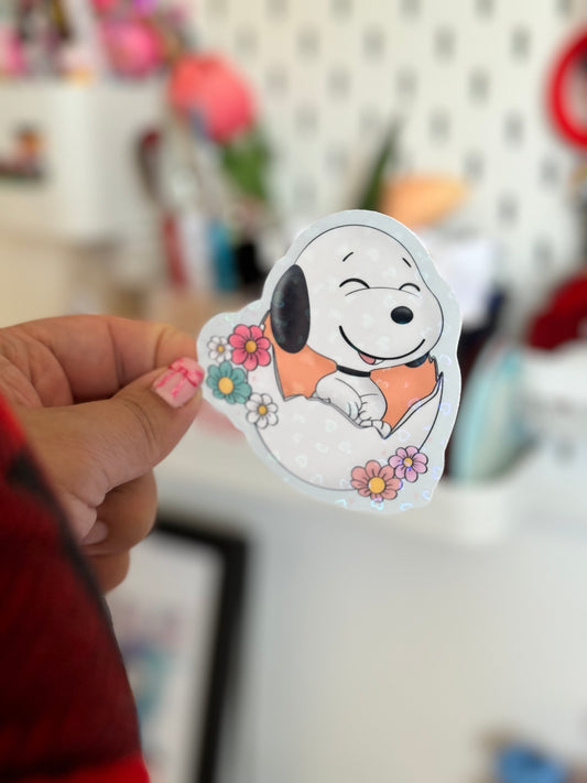 Eggy Pup Vinyl Sticker