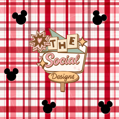 Sweet Plaid Mouse Digital File