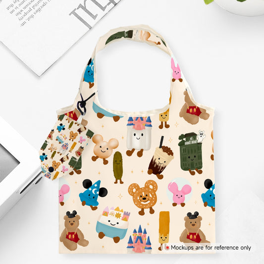 Park Friends Hat foldable shopping Bag