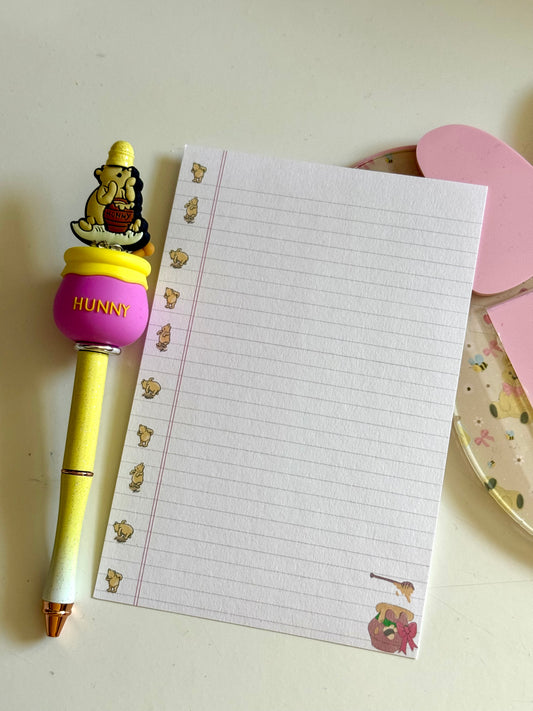 Sweet Honey Lines  Notepad