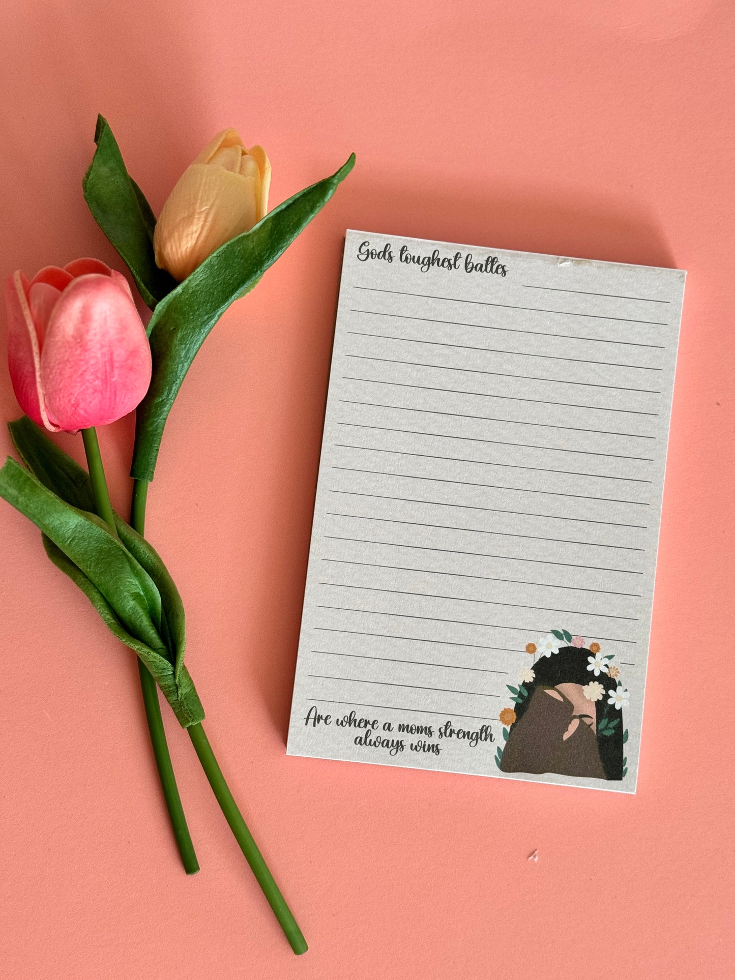 Gods strongesr Mom Memo Notepad