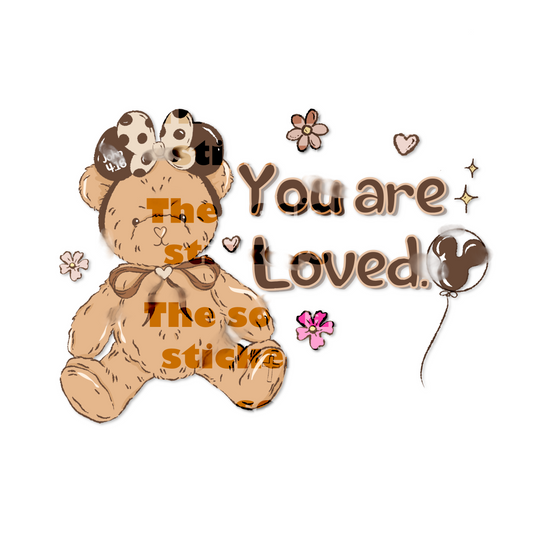 You are Loved Vinyl Sticker