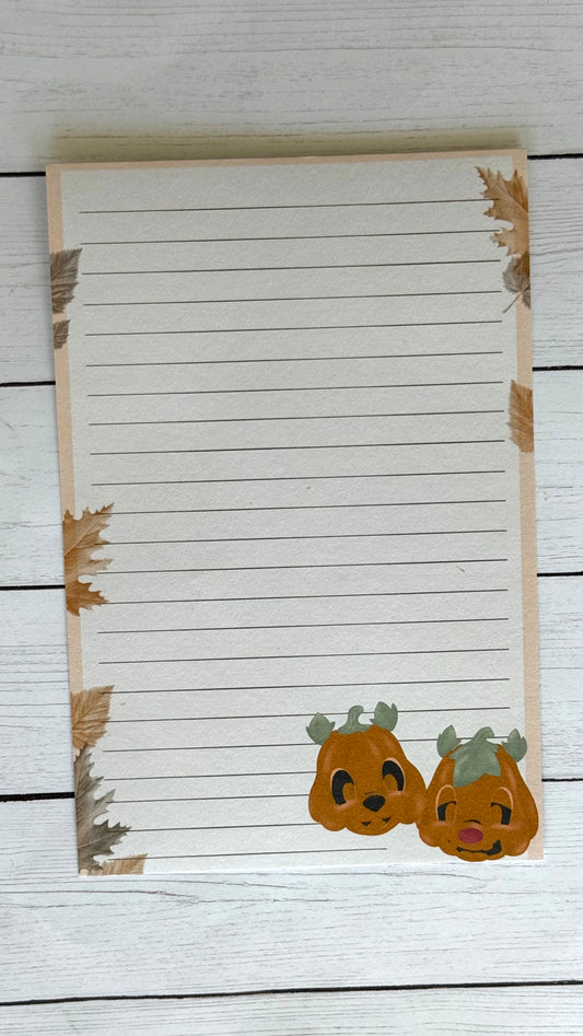 Pumpkin Pals Notepad