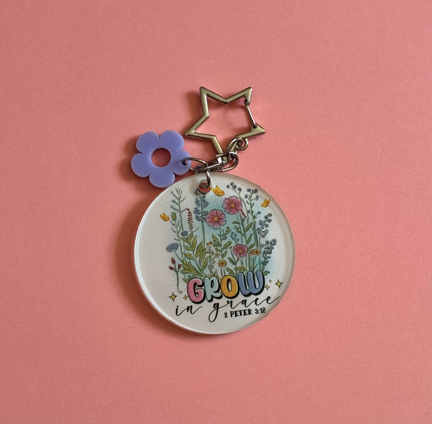 Grow in Grace keychain