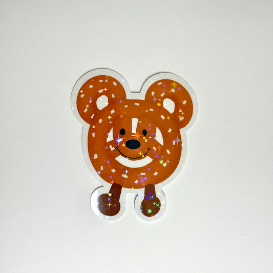 Pretzel Vinyl Sticker