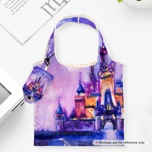 Castle foldable shopping Bag