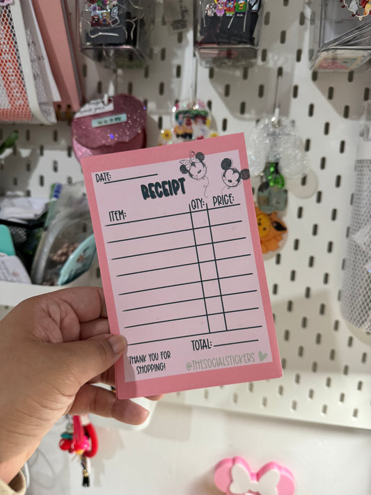 Small Biz Receipts Notepad