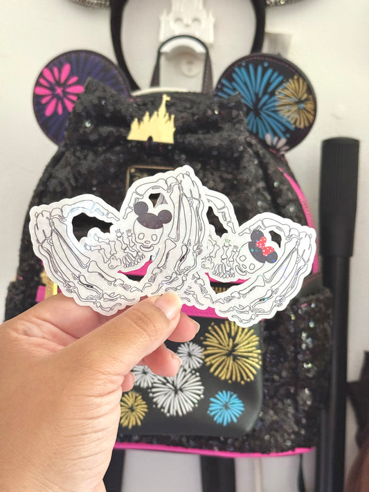 Baby Skeleton Vinyl Sticker