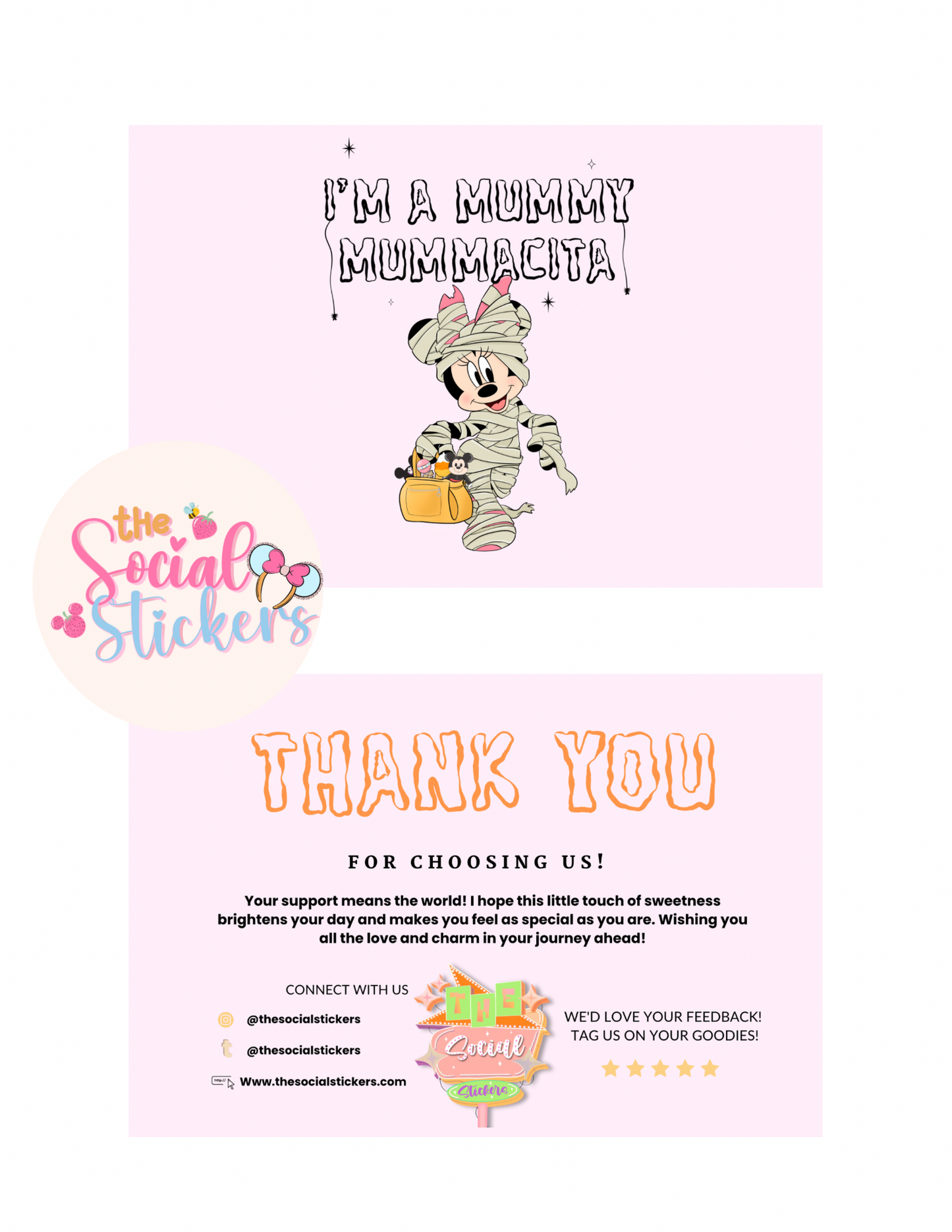 Im a Mummy Thank You Card