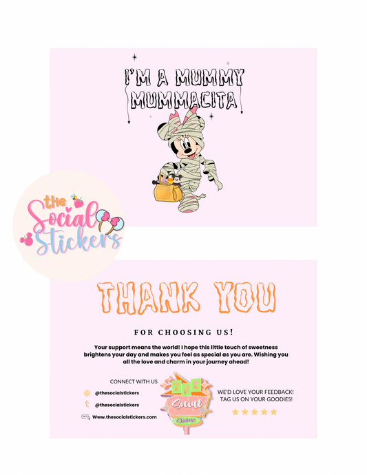 Im a Mummy Thank You Card